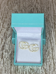 Gracie Gold Logo Bling Earrings